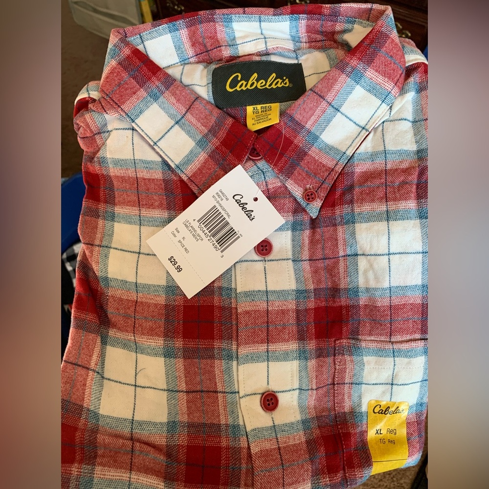 Flannel Cabela’s shirt